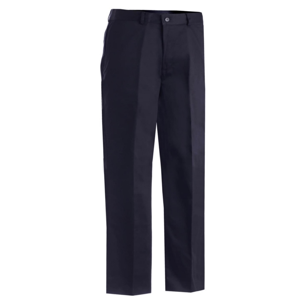 EDWARDS • Men's Easy Fit Navy Flat Front Business Chino Pants 42 x 34